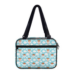 Little Angel Pattern Print Double Strap Bible Bag