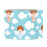 Little Angel Pattern Print Drum Lamp Shade