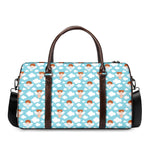 Little Angel Pattern Print Duffle Bag