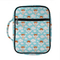 Little Angel Pattern Print Front Pocket Bible Bag