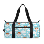 Little Angel Pattern Print Gym Bag