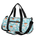 Little Angel Pattern Print Gym Bag