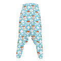 Little Angel Pattern Print Hammer Pants