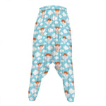 Little Angel Pattern Print Hammer Pants