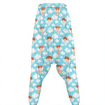 Little Angel Pattern Print Hammer Pants