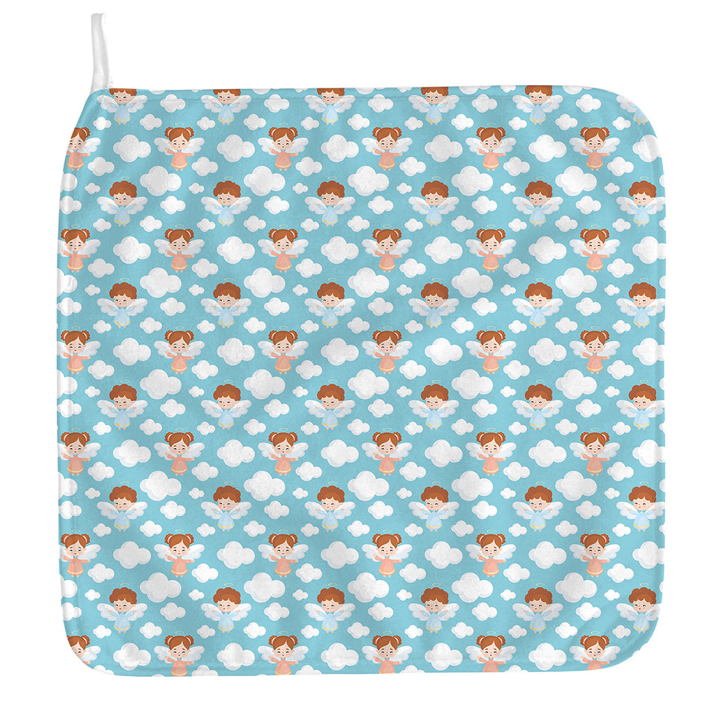 Little Angel Pattern Print Hand Towel