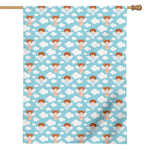 Little Angel Pattern Print House Flag