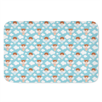 Little Angel Pattern Print Indoor Door Mat