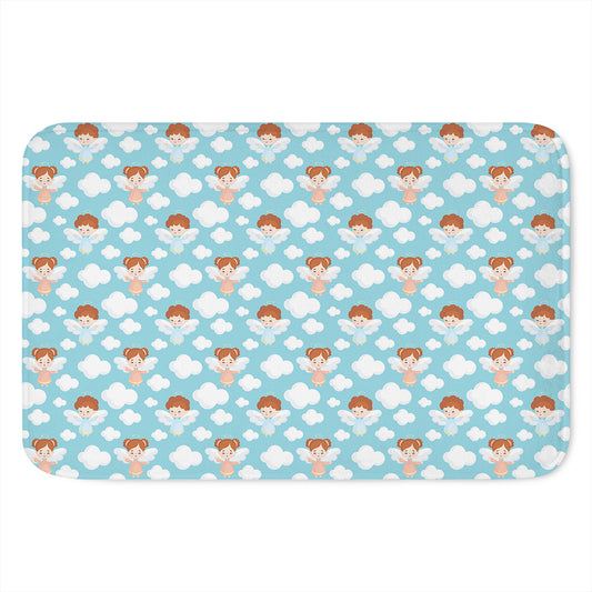 Little Angel Pattern Print Indoor Door Mat