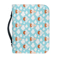 Little Angel Pattern Print Leather Bible Cover