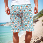 Little Angel Pattern Print Men's Cargo Shorts