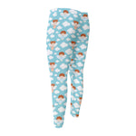 Little Angel Pattern Print Men's Compression Pants