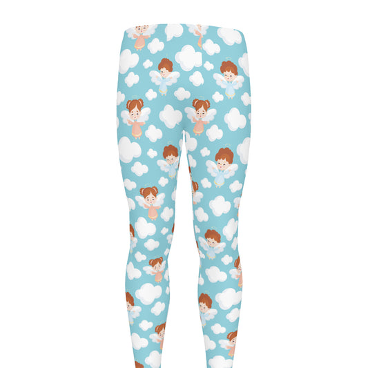 Little Angel Pattern Print Men's leggings