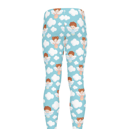 Little Angel Pattern Print Men's leggings