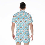 Little Angel Pattern Print Men's Rompers