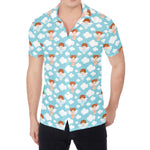 Little Angel Pattern Print Men's Shirt
