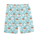 Little Angel Pattern Print Men's Sports Shorts