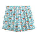 Little Angel Pattern Print Mesh Shorts