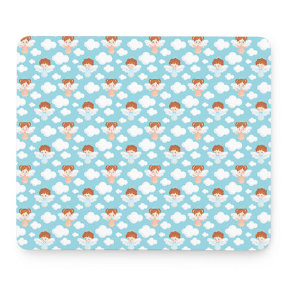Little Angel Pattern Print Mouse Pad
