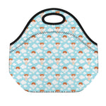 Little Angel Pattern Print Neoprene Lunch Bag