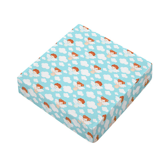 Little Angel Pattern Print Outdoor Seat Cushion Cover