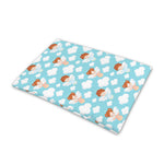 Little Angel Pattern Print Pet Cooling Mat Cover