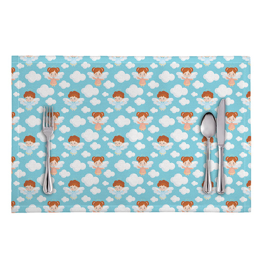 Little Angel Pattern Print Placemat