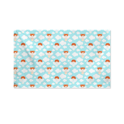 Little Angel Pattern Print Polyester Flag
