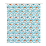 Little Angel Pattern Print Polyester Shower Curtain