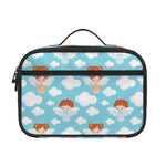 Little Angel Pattern Print Portable Lunch Bag