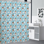 Little Angel Pattern Print Premium Shower Curtain