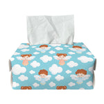 Little Angel Pattern Print Rectangle Tissue Box Cover