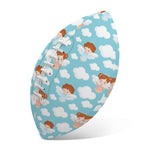 Little Angel Pattern Print Rugby Ball