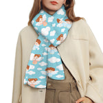 Little Angel Pattern Print Scarf