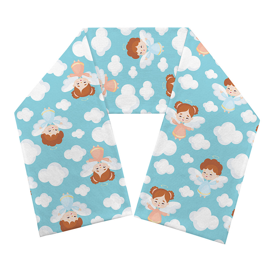 Little Angel Pattern Print Scarf