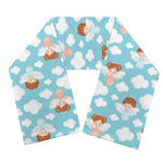 Little Angel Pattern Print Scarf