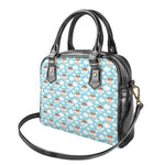 Little Angel Pattern Print Shoulder Handbag