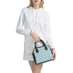 Little Angel Pattern Print Shoulder Handbag