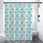 Little Angel Pattern Print Shower Curtain