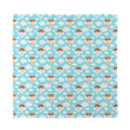 Little Angel Pattern Print Silk Bandana