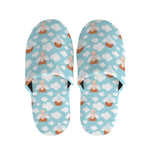 Little Angel Pattern Print Slippers