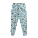 Little Angel Pattern Print Sweatpants