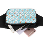 Little Angel Pattern Print Waist Bag