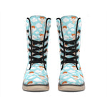 Little Angel Pattern Print Winter Boots