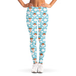 Little Angel Pattern Print Women's Leggings