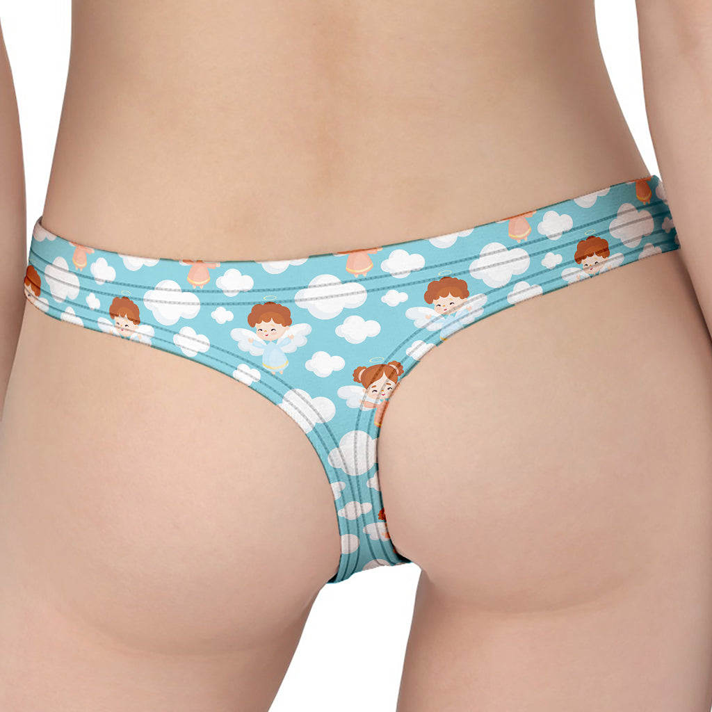 Little Angel Pattern Print Women's Thong