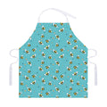 Little Bee Pattern Print Adjustable Apron