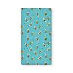 Little Bee Pattern Print Baby Crib Sheet