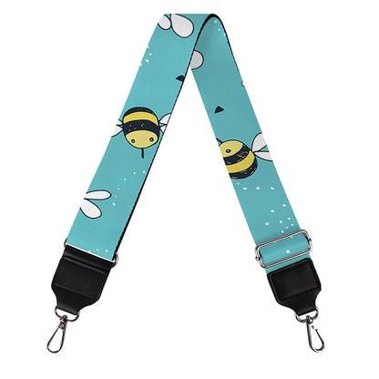 Little Bee Pattern Print Bag Strap