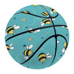 Little Bee Pattern Print Basketball